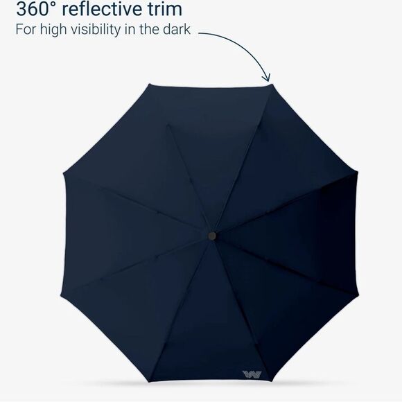 NIBWT Weatherman Umbrella 12” Long Durable Frame Fits Bag Univ North Carolina - Picture 9 of 12